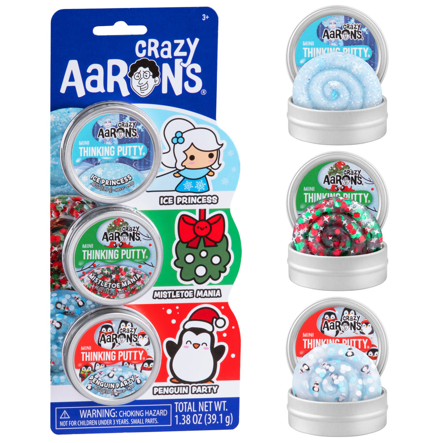 Christmas 2" Fidget Three Pack B7